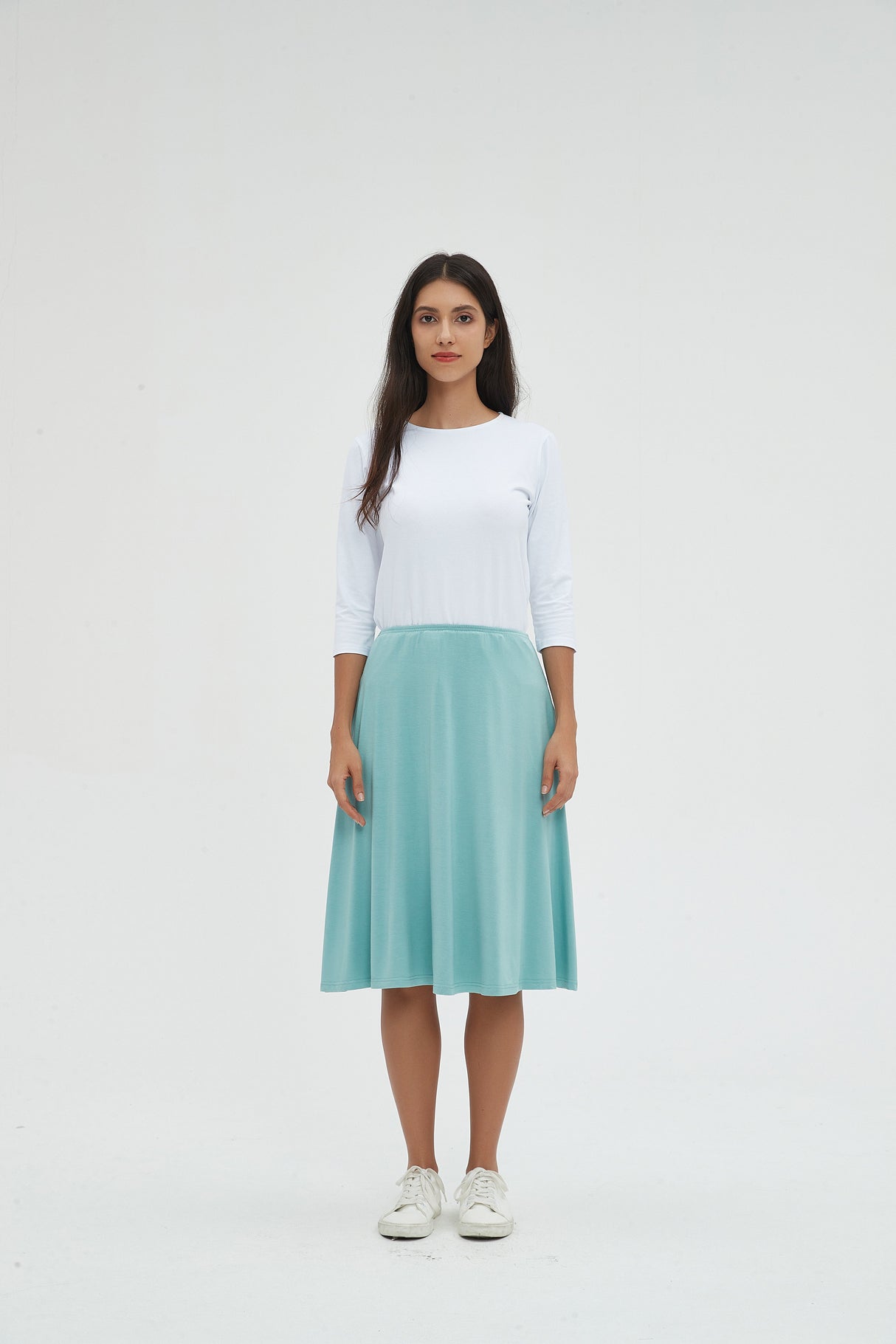 MM SWAY SKIRT - AQUA From Mia Mod