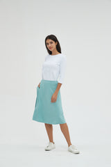 MM SWAY SKIRT - AQUA From Mia Mod