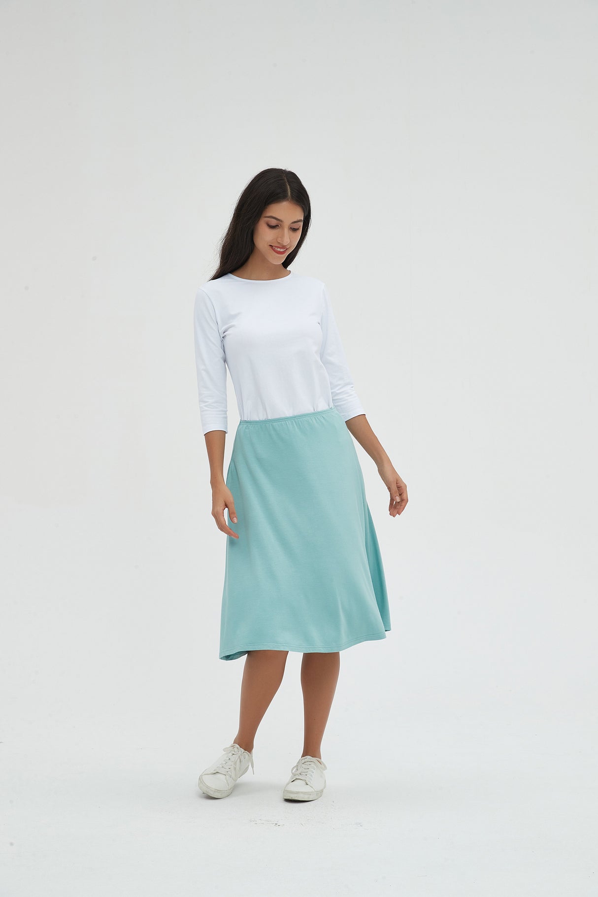 MM SWAY SKIRT - AQUA From Mia Mod