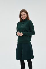 AMAZING  MM SKIRT - HUNTER GREEN From Mia Mod