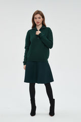 AMAZING  MM SKIRT - HUNTER GREEN From Mia Mod