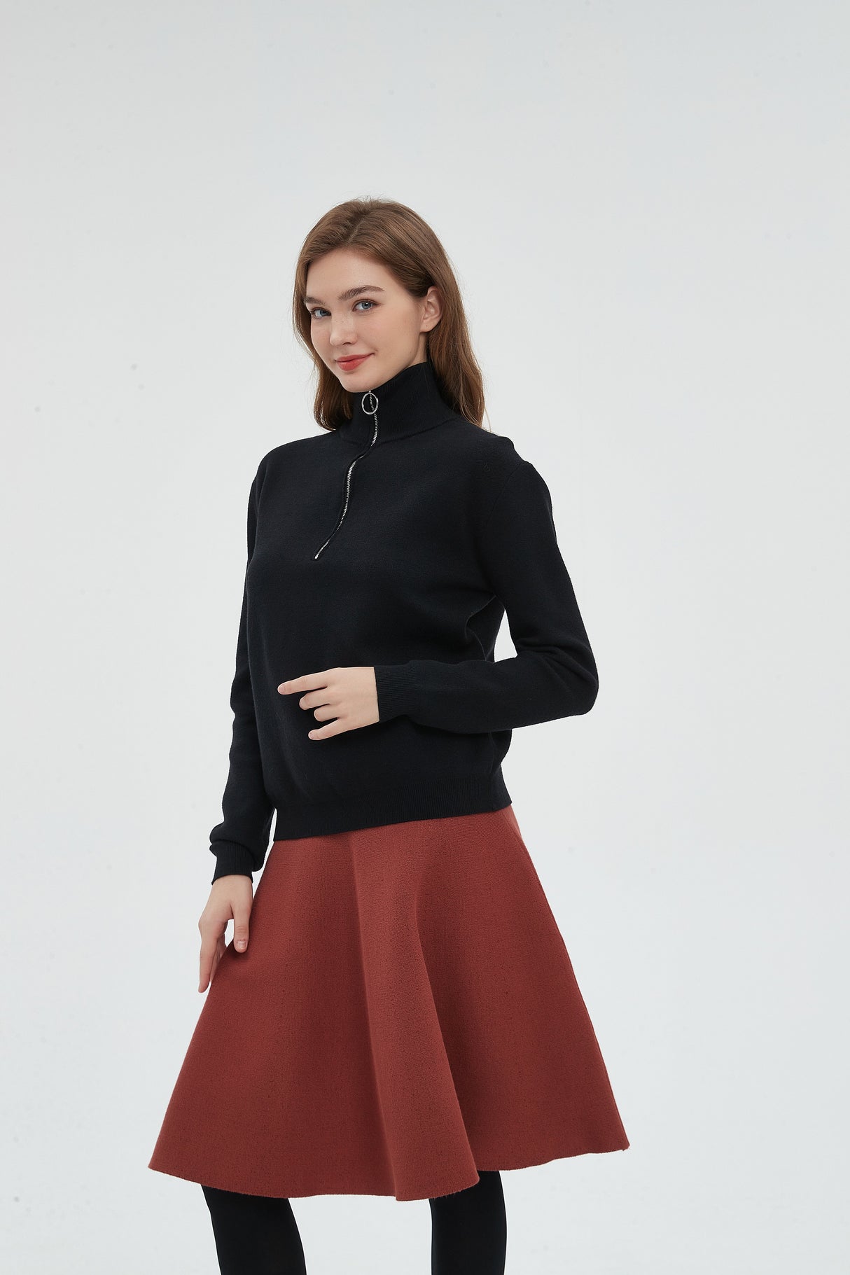 AMAZING  MM SKIRT - RUST From Mia Mod