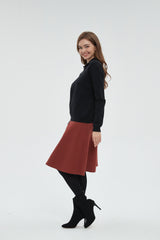 AMAZING  MM SKIRT - RUST From Mia Mod