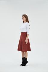 AMAZING  MM SKIRT - RUST From Mia Mod