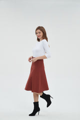 AMAZING  MM SKIRT - RUST From Mia Mod