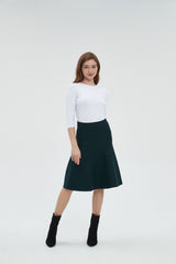 AMAZING  MM SKIRT - HUNTER GREEN From Mia Mod
