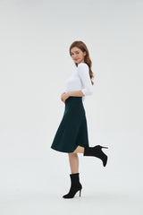 AMAZING  MM SKIRT - HUNTER GREEN From Mia Mod