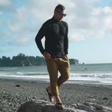 Microweight - Men's Wool 1/4 Zip Woolverino from Minus33 Merino Wool Clothing