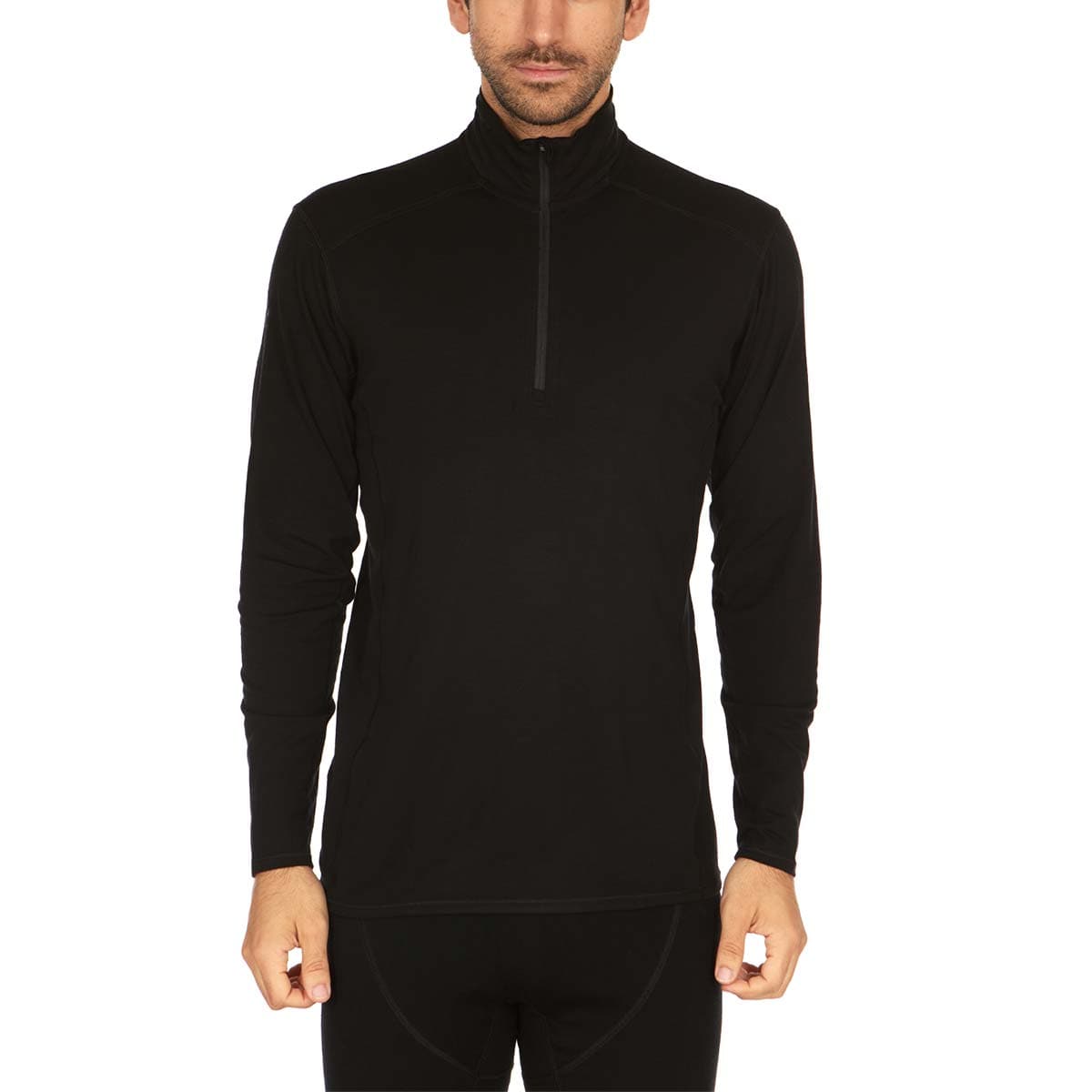 Microweight - Men's Wool 1/4 Zip Woolverino from Minus33 Merino Wool Clothing