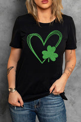 Black Clover Heart Shaped T-Shirts from MsDressly