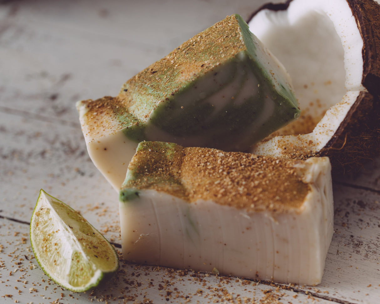 Lime in de Coconut Organic Handmade Soap from Sweet Harvest Farms