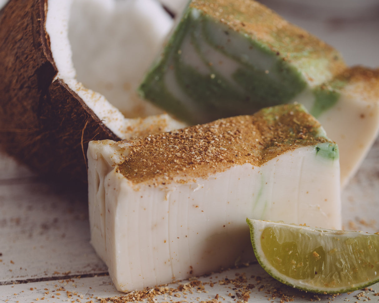Lime in de Coconut Organic Handmade Soap from Sweet Harvest Farms