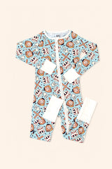 BASEBALL SMILEY DREAM ROMPER from DREAM BIG LITTLE CO