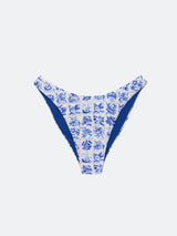 SONOMA HIGH LEG BIKINI BOTTOM - BLUE TILE from ELYSIIAN