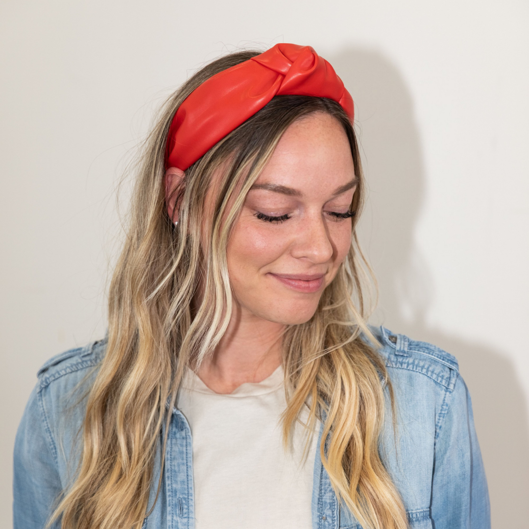 Brooklyn Headband - Red From Headbands of Hope