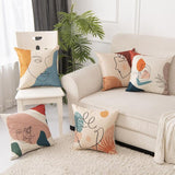 Abstract Face Cushion Covers from Moderny