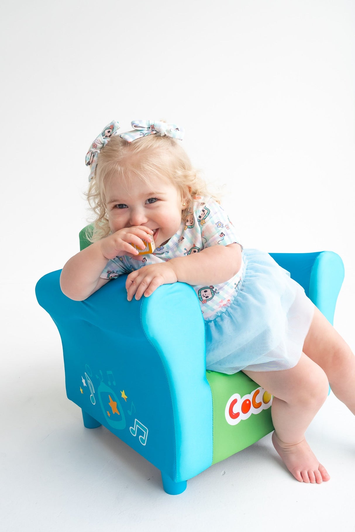 Dream Big Little Co x CoComelon SPRINGTIME MELON DREAM BOW HAIR CLIPS from DREAM BIG LITTLE CO