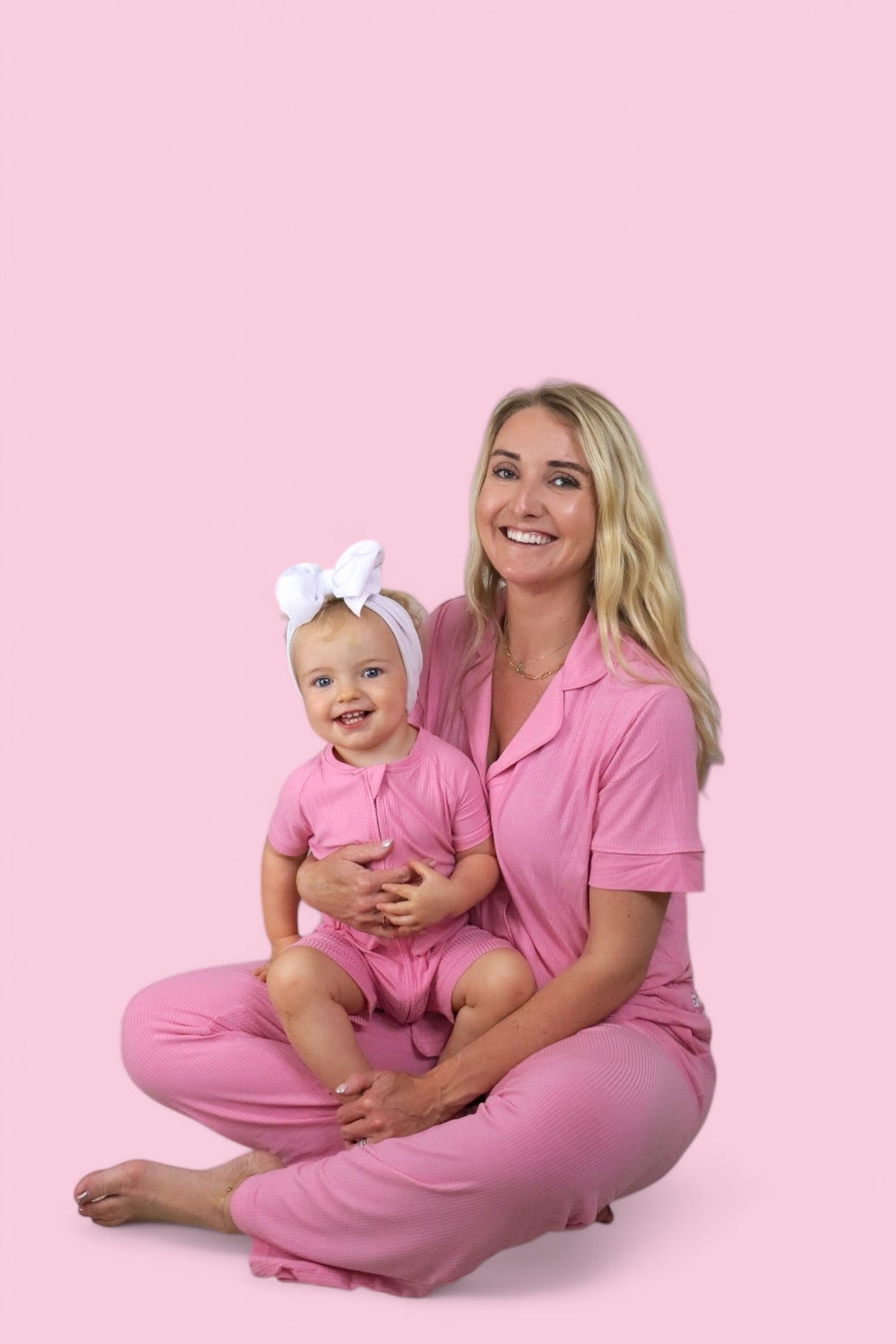 BELLA PINK RIB WOMEN'S DREAM FLARE SET from DREAM BIG LITTLE CO