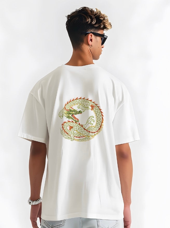 Golden Dragon Embroidery Tee from Niepce Inc
