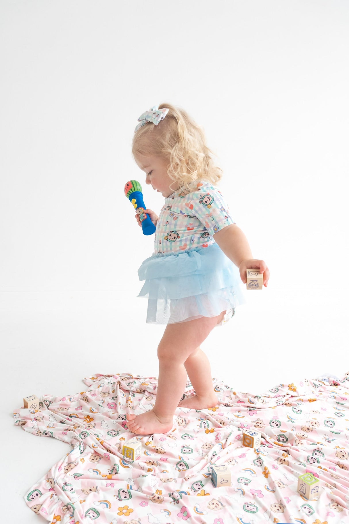 Dream Big Little Co x CoComelon SPRINGTIME MELON DREAM BOW HAIR CLIPS from DREAM BIG LITTLE CO
