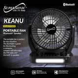 Supersonic Solar-Powered BT Speaker with FM Radio, LED Flashlight & Fan from Jupiter Gear Home