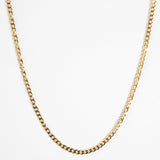 Classic Cuban Gold Link Chain - 3mm From Vintage Gentlemen