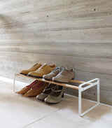 Stackable Shoe Rack (7" H)  - Steel from Yamazaki Home