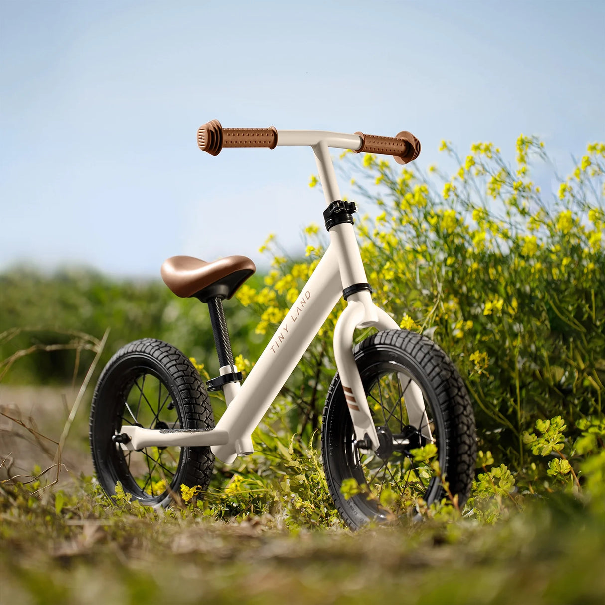 Tiny Land® Balance Bike - Milky White From Tiny Land