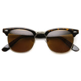 Vintage Half Frame Polarized Horned Rim Sunglasses 2936 from zeroUV