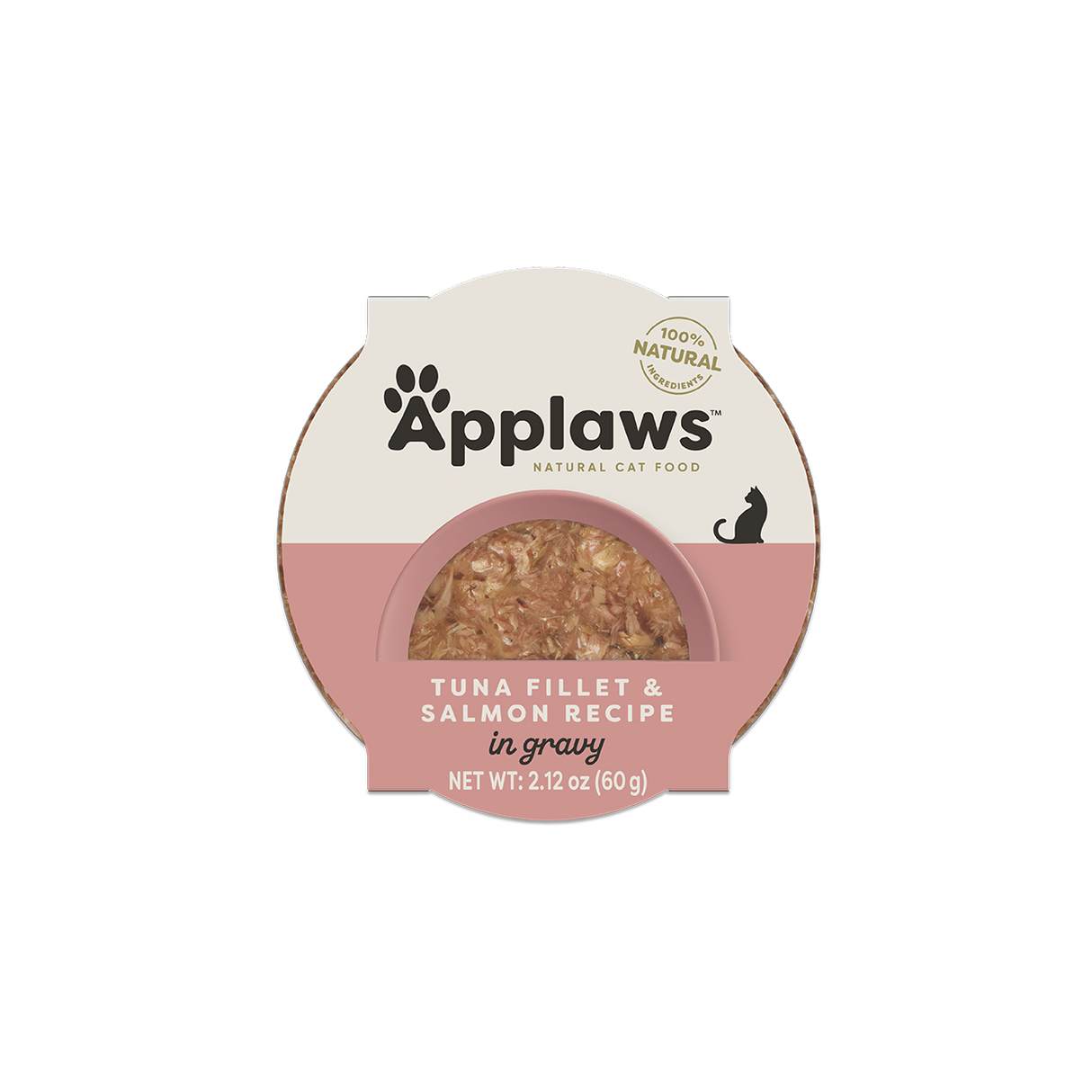Applaws Natural Wet Cat Food Tuna Fillet & Salmon Recipe in Gravy (2.12oz) from The Family Pet
