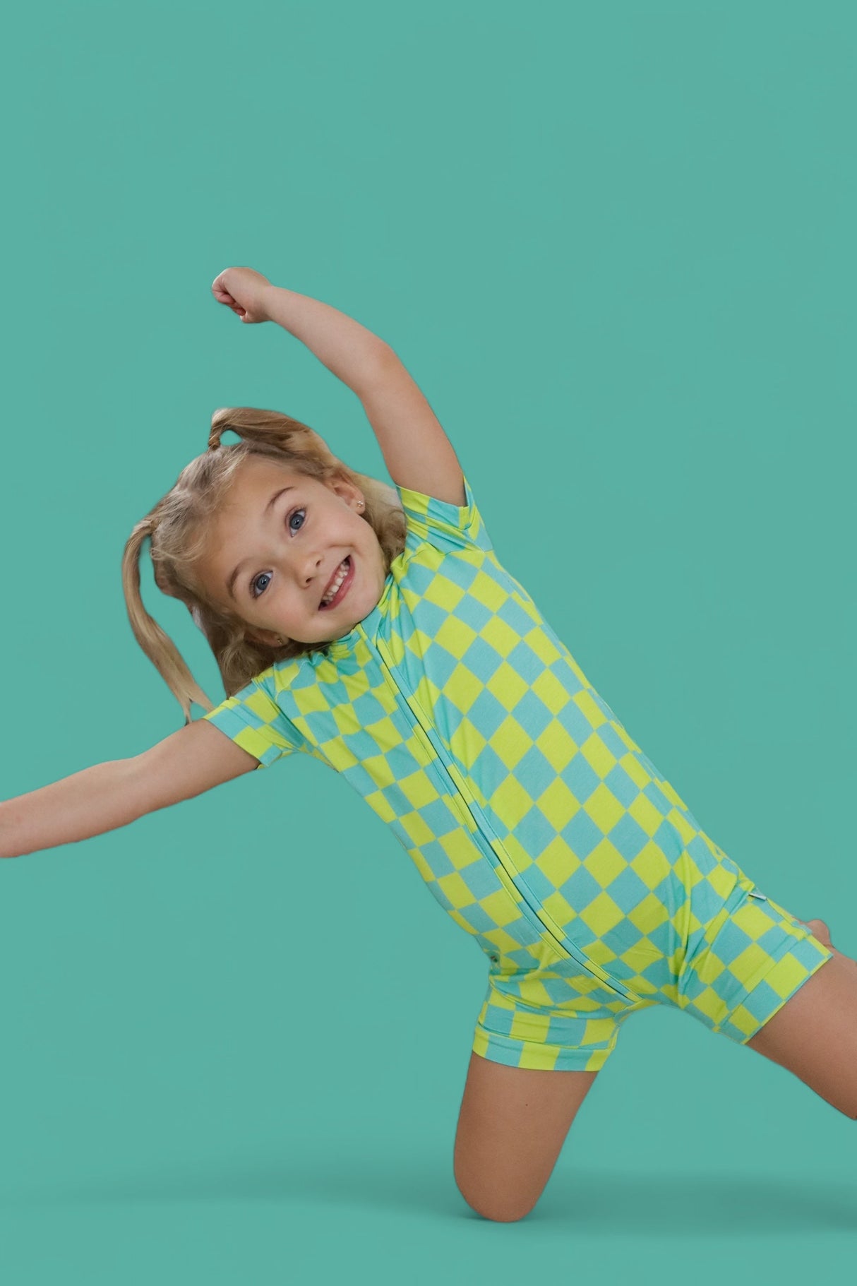 BE BOLD CHECKERS DREAM SHORTIE from DREAM BIG LITTLE CO