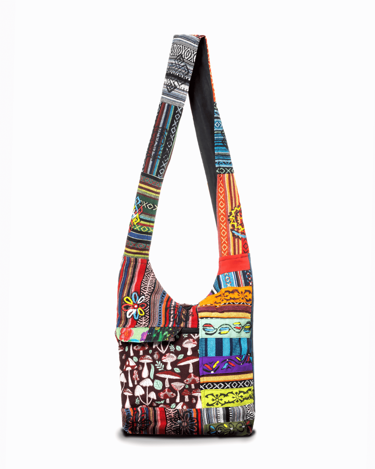 Kathmandu Collection Tribal Stripe Patchwork Hobo Bag from Jupiter Gear