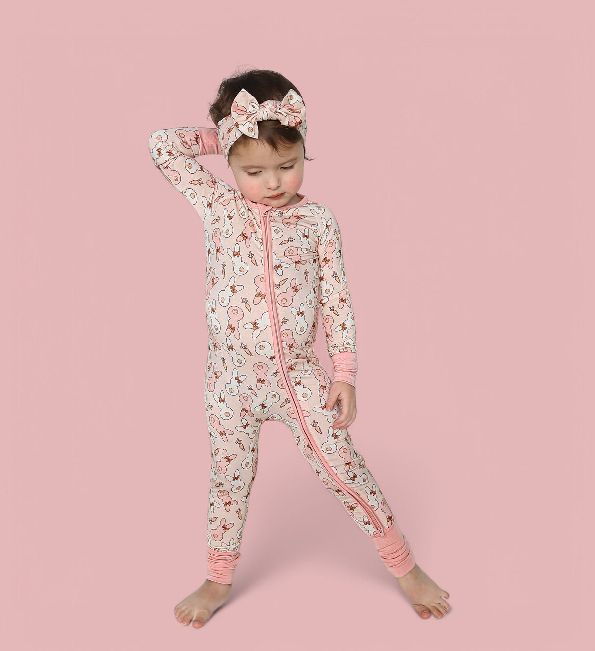 BUNNIES AND BOWS DREAM ROMPER from DREAM BIG LITTLE CO