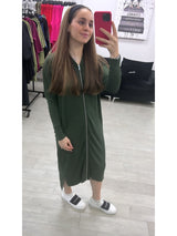 Easy Zip up Dress From Drama NYC Plus
