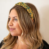 All That Glitters Headband - Forest Green + Gold From Headbands of Hope