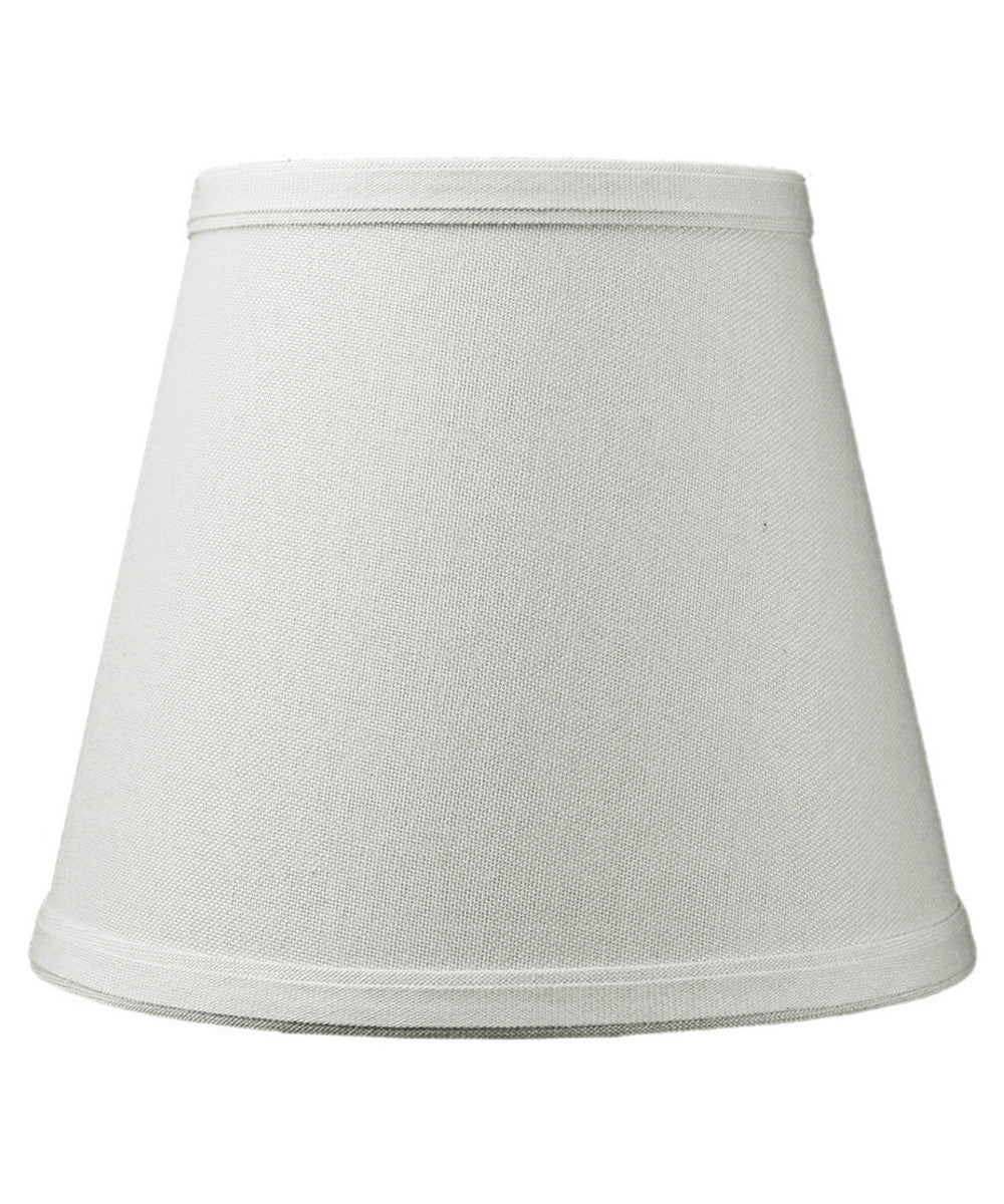 Empire Linen 8"W x 7"H Edison Clip On Lamp Shade Light Oatmeal from LampsUSA