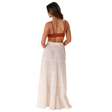 Cream Shipwrecked Maxi Skirt From LotusAndLuna