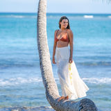 Cream Shipwrecked Maxi Skirt From LotusAndLuna