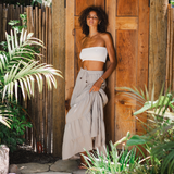 Stone Shipwrecked Maxi Skirt From LotusAndLuna