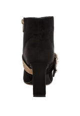 Asagao Diamante & Rhinestones Strap Boots from My Pampered Life Seattle