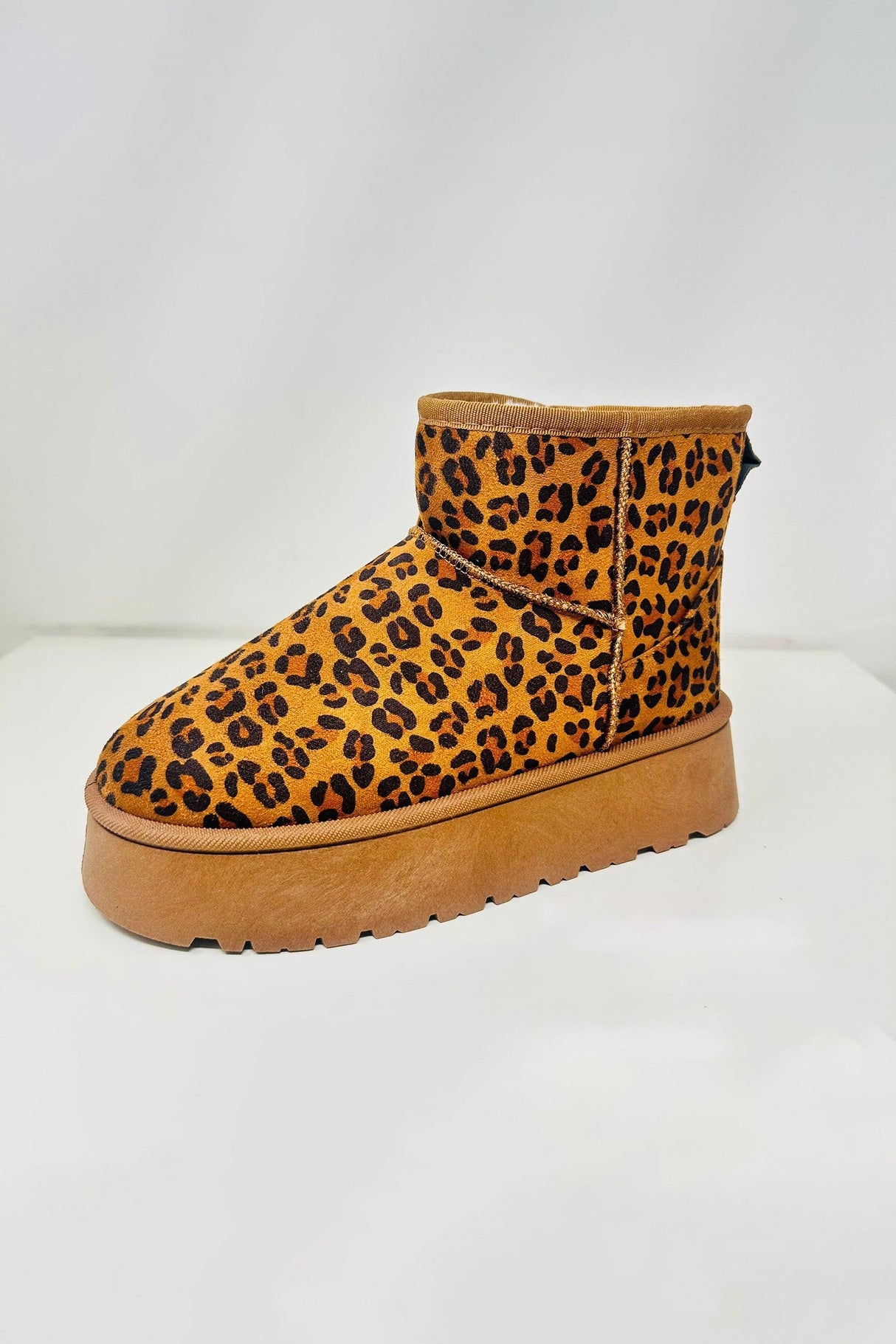 WILD DIVA Thermal Furry Leopard Platform Booties from My Pampered Life Seattle