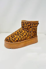 WILD DIVA Thermal Furry Leopard Platform Booties from My Pampered Life Seattle