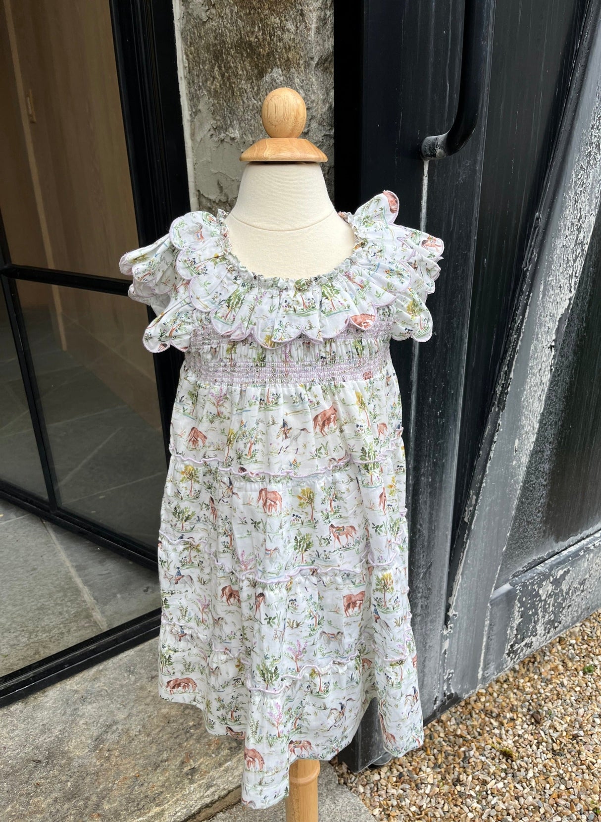 The Mimi Dress - Hunter Pace Print from Timo & Violet