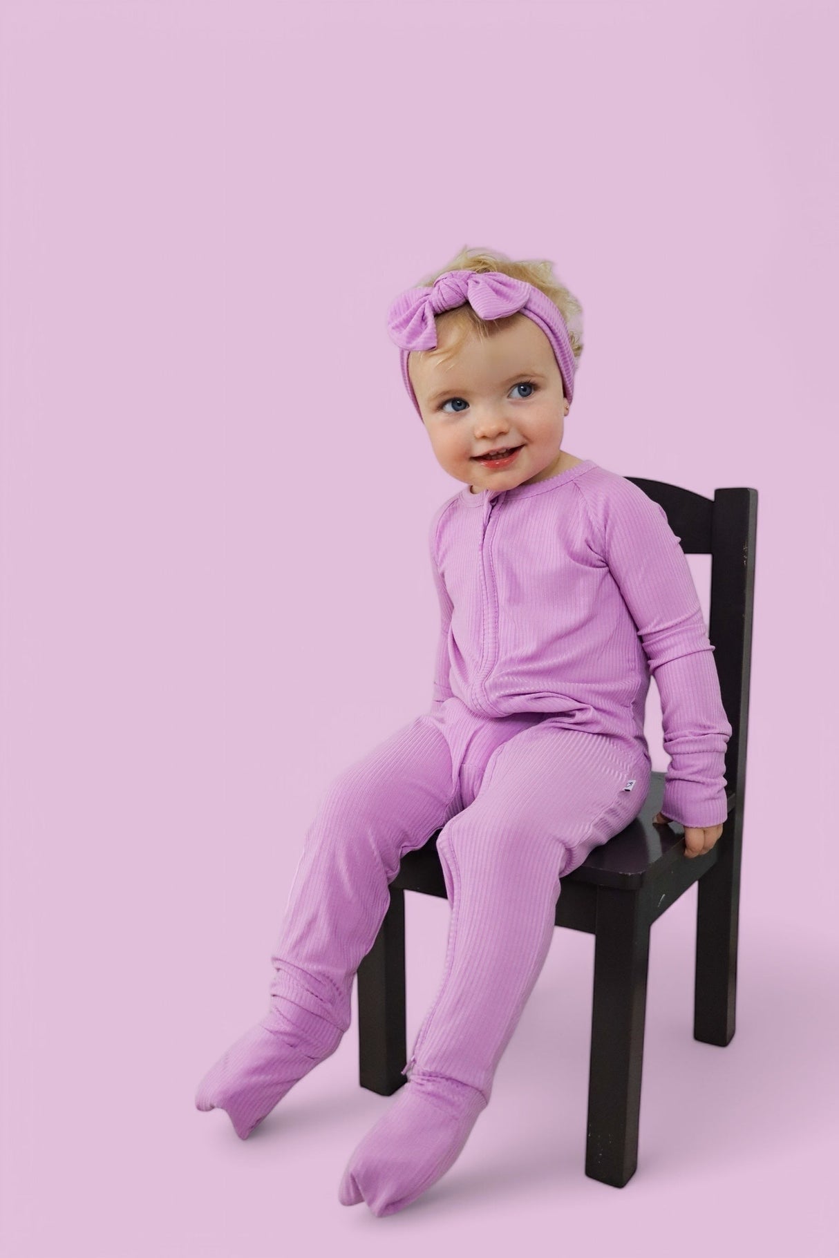 FOREVER LILAC RIB DREAM ROMPER from DREAM BIG LITTLE CO