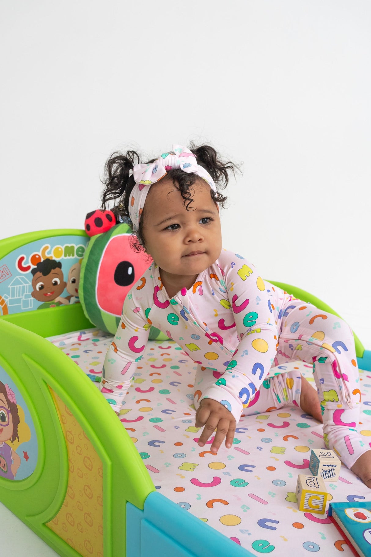 Dream Big Little Co x CoComelon ALPHABET DREAM ROMPER from DREAM BIG LITTLE CO