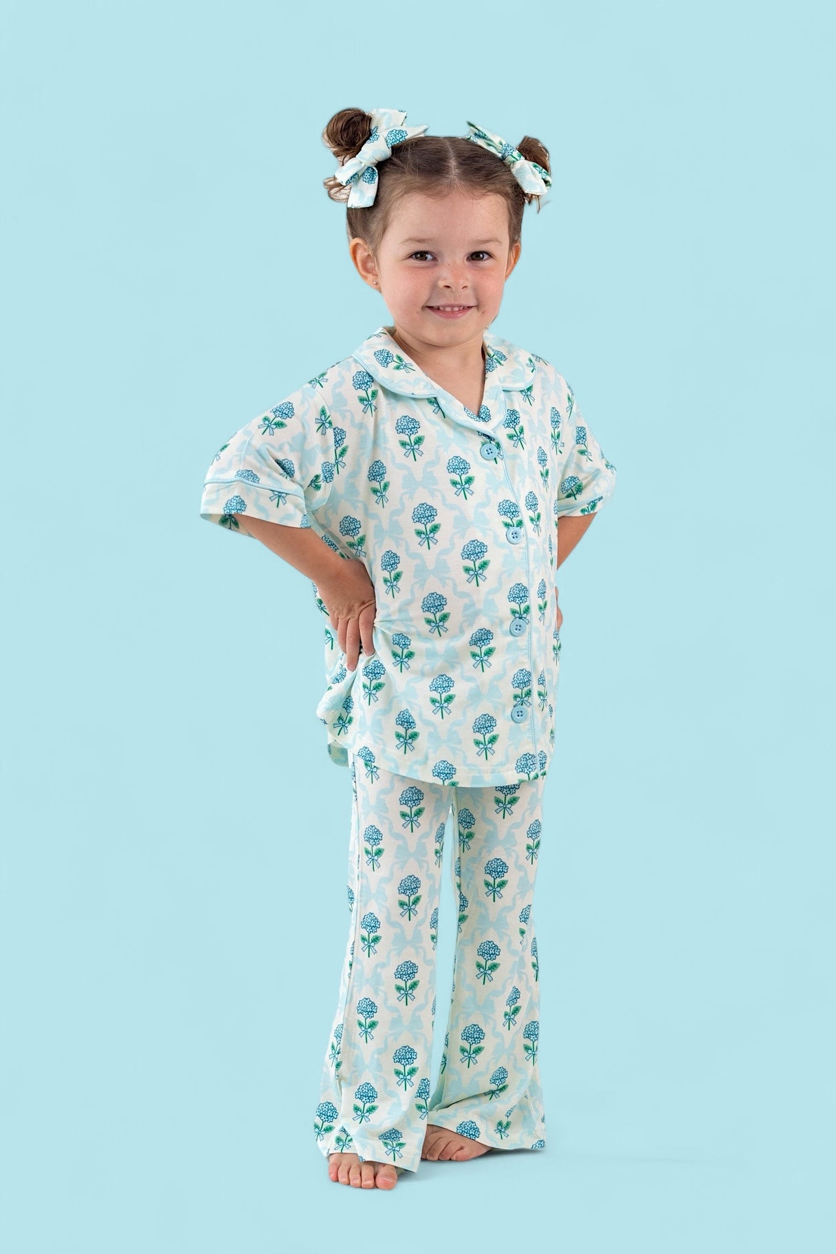 BLUE RIBBON BLOOMS DREAM GIRL'S FLARE SET from DREAM BIG LITTLE CO