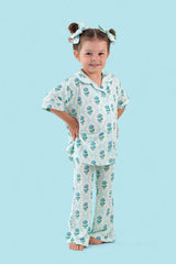 BLUE RIBBON BLOOMS DREAM GIRL'S FLARE SET from DREAM BIG LITTLE CO