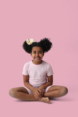 PINK ROSE RIB DREAM SHORT SET from DREAM BIG LITTLE CO