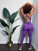 Madagascar Zebra Print Bawdysuit (Bodysuit) from Peach Perfect