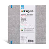 Watercolor Paper Sketchbook 8.5x8.5 24 Pages from KINGART